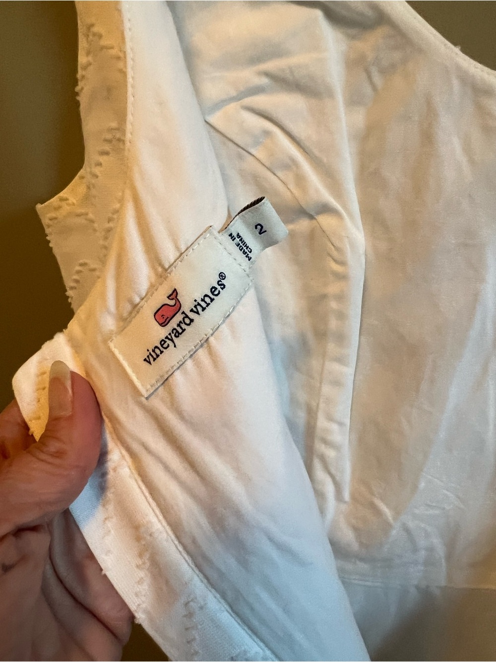 Vineyard Vines White Eyelet Dress - Picture 2 of 8